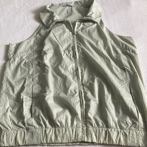 Light Green Women's Sleeveless Jacket